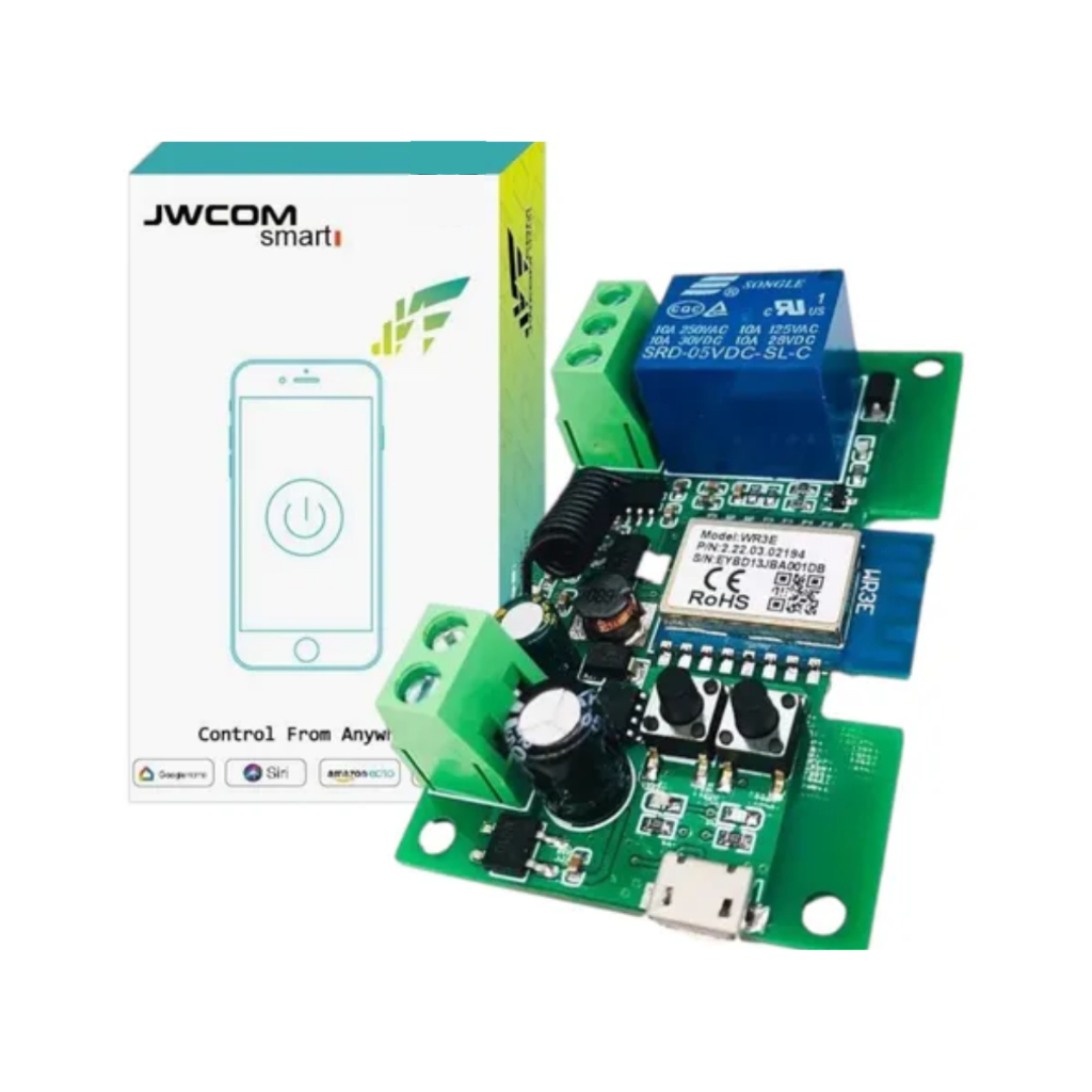 Módulo Relé Pulso Wifi Portão Garagem Inteligente Tuya Smart