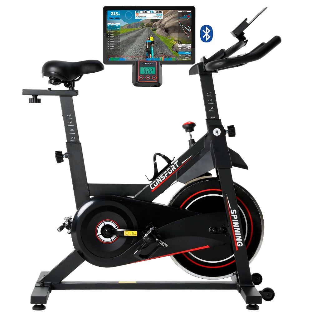 bicicleta spinning ergometrica bike ziyou zu150 connect bluetooth