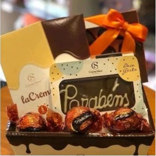 Cesta de Chocolate Para Presente com 8 Chocolates - Cacau Show em Oferta na Shopee