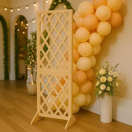 Painel Decorativo Treliça em MDF Tamanho G Desmontável 2 Partes Móvel Decorativo para Festas PROMOÇÃO