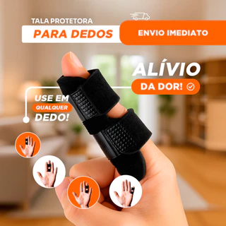 Tala Para Dedo Da Mão Proteção Fraturas Fixação Ajustável Gatilho Martelo Torto Imobilizadora Ortopédica em Oferta na Shopee