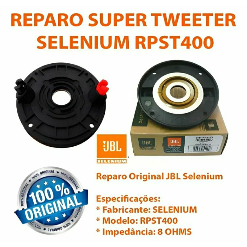 Reparo Tweeter St400 original St400 Trio St400 Jbl Selenium Original ...