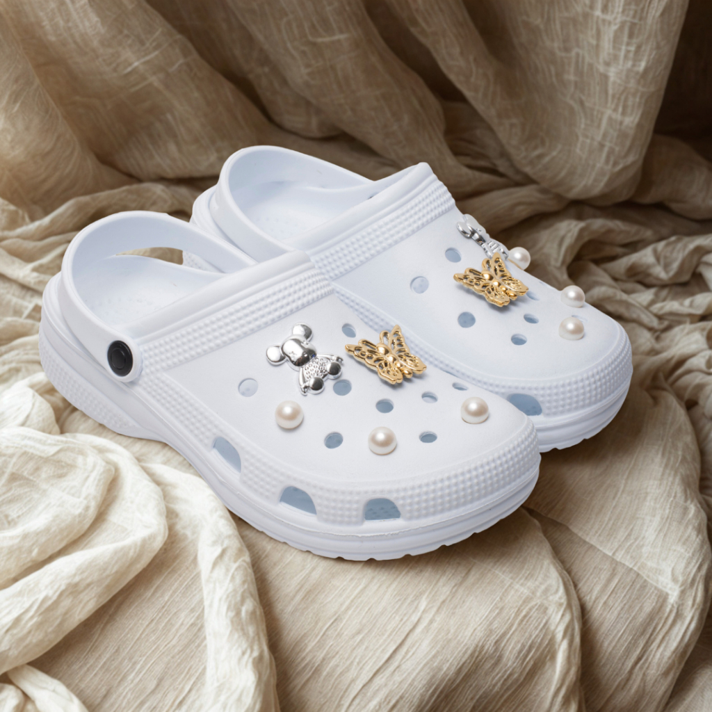 Botton Crocs Crocs Branco Para Enfermagem Sapato Fechado Sapato