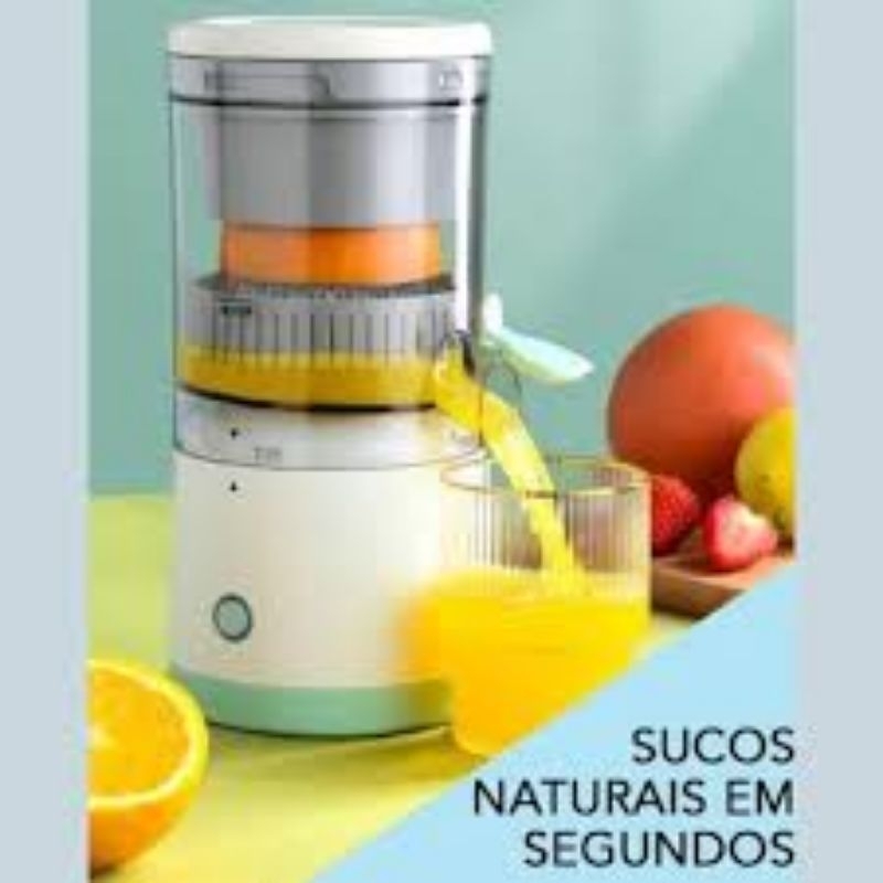 Mini Espremedor automático de Frutas recarregável *Pequenos detalhes**Sem Tampa do Bico