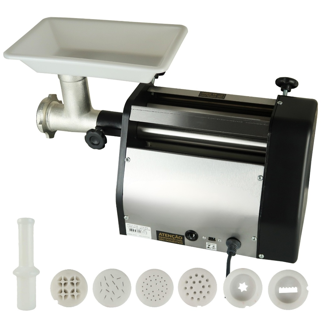 Cilindro de Massa Elétrico Laminador Sovador Moedor e Extrus