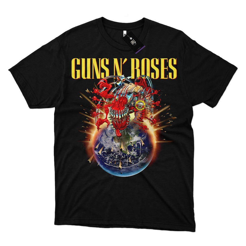 Camiseta Guns N' Roses Latin American Tour 2025 100% Algodão