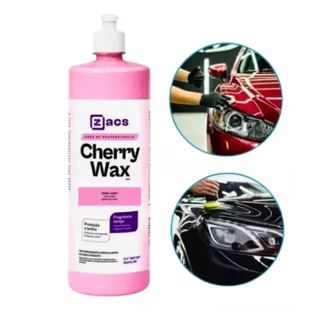 Cherry Wax 4 Em 1 Zacs 500ml Cera Brilho Proteção Tira Riscos