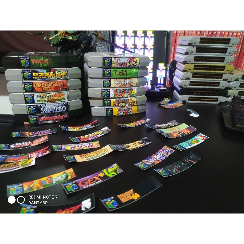 label N64 - End Label - Vários titulos | Shopee Brasil