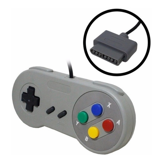 Controle Super Nintendo SNES Joystick | Shopee Brasil