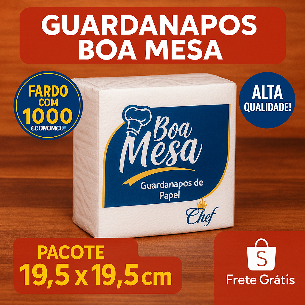 1000 GUARDANAPOS DE PAPEL (pcts com 50 uni) Perfeito para Festas ...