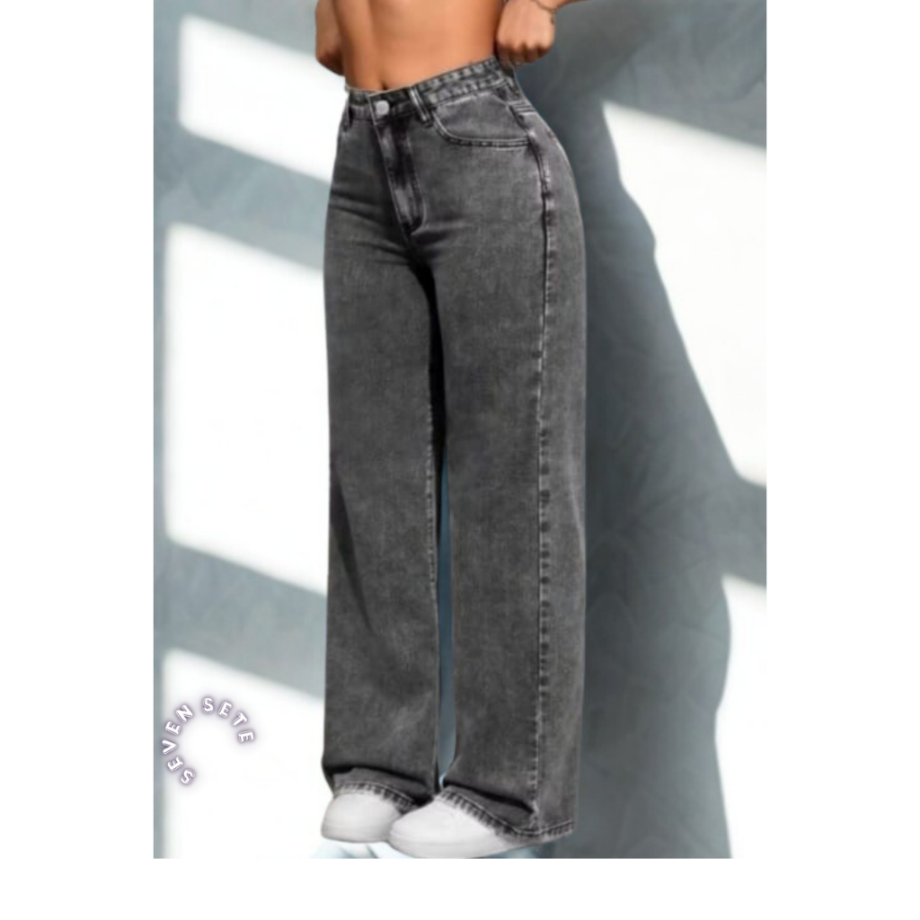 Calça Preta Desbotada em Oferta Shopee 2025