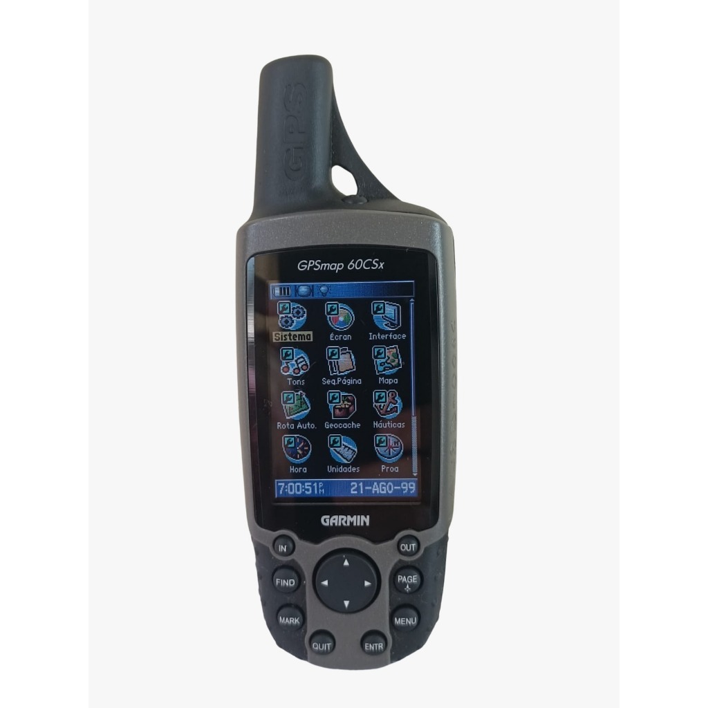 GPS Portátil Garmin GPSMap 60CSx - Completo - Com Garantia