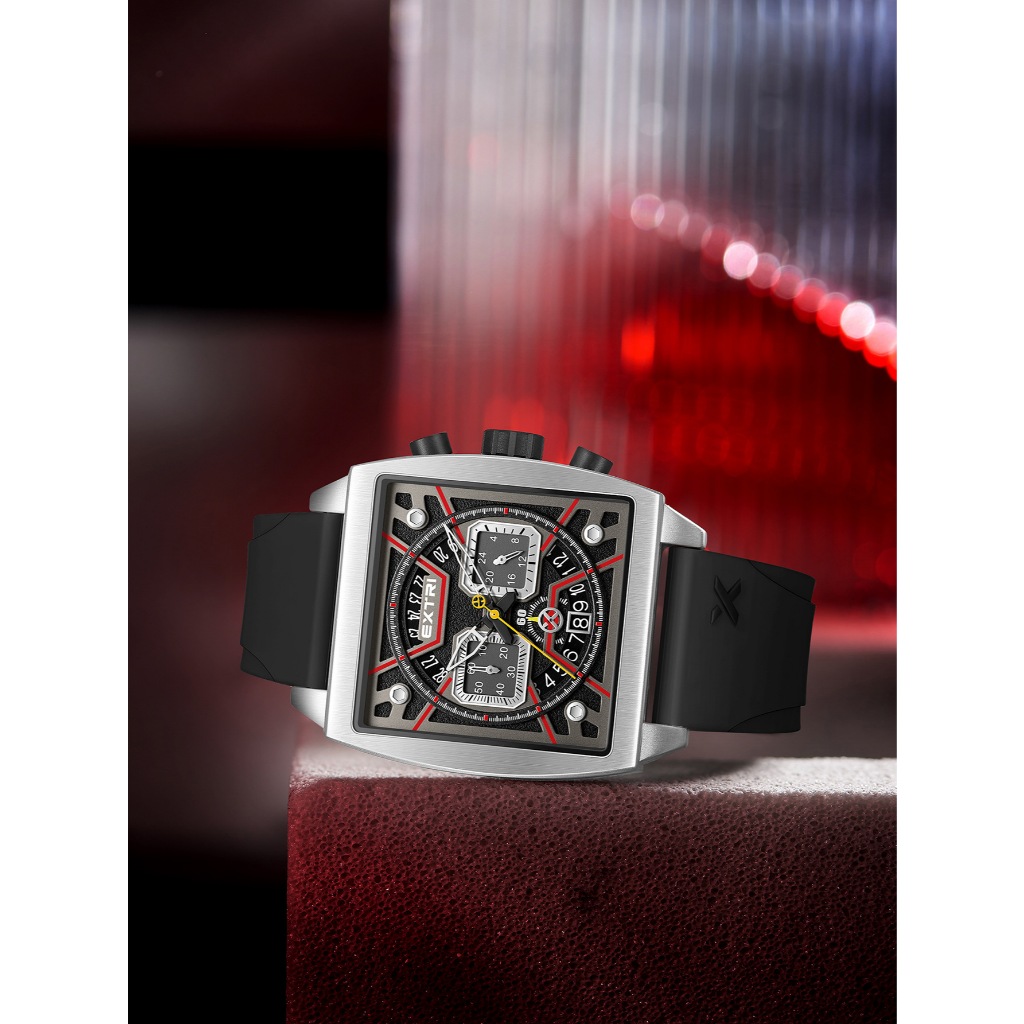 Relógio EXTRI X6076 Masculino e Feminino - Quartzo 6 Agulhas