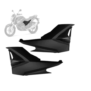 TAMPA LATERAL FAZER 250 2011 A 2015 PRETO FOSCO PARAMOTOS (PAR)