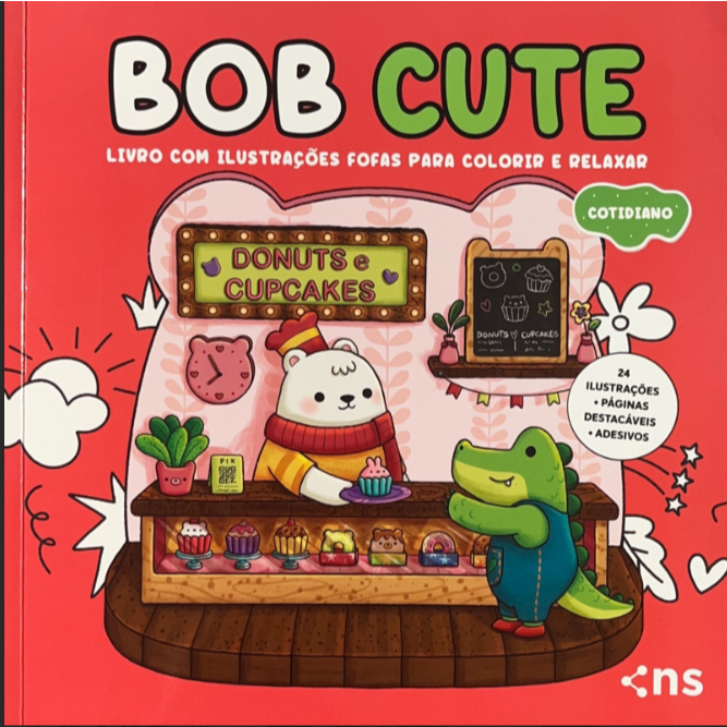 Kit 23 Desenhos Bob Cute para Pintar e Colorir - A4 (Folhas Soltas ...