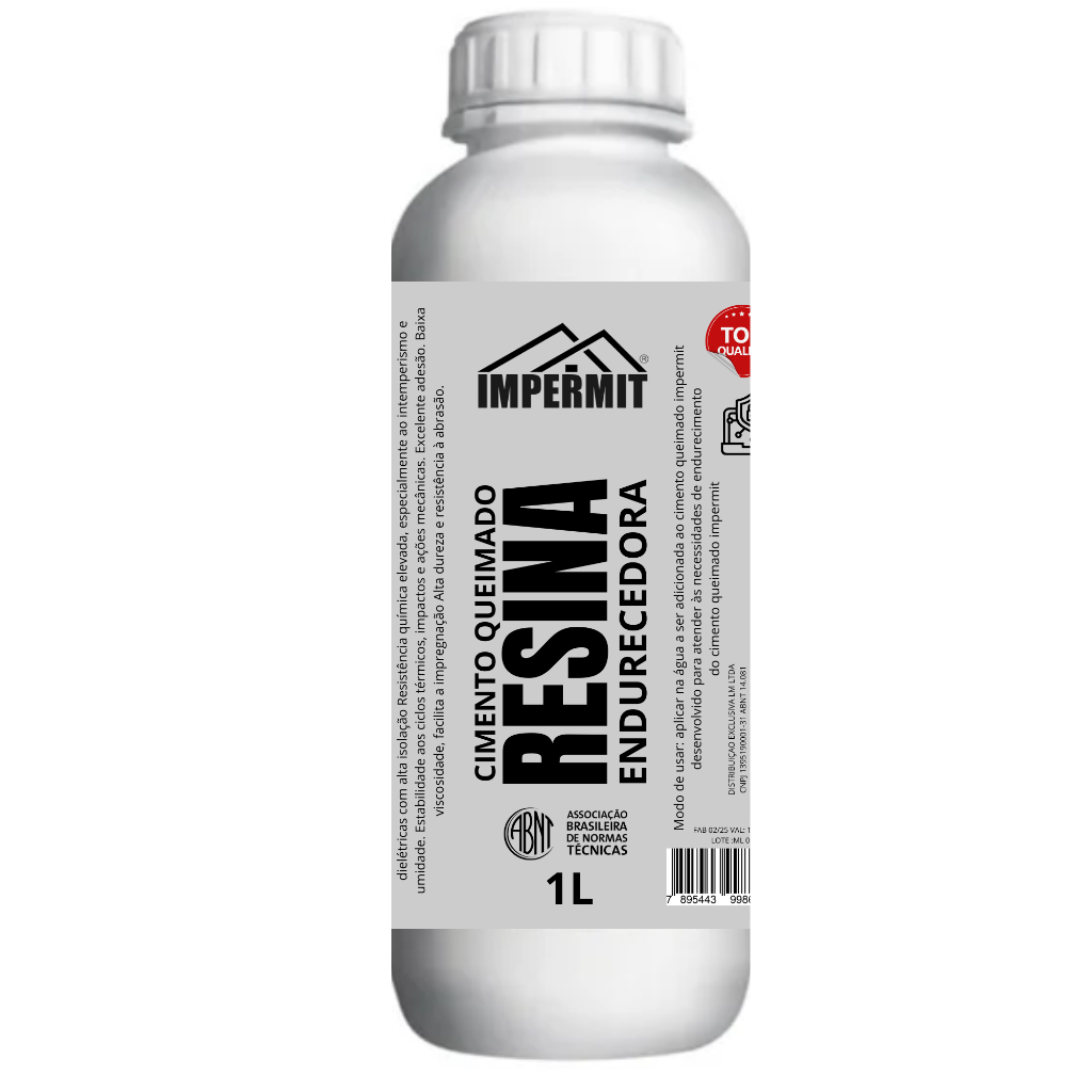 RESINA ENDURECEDORA PARA PISO CIMENTO QUEIMADO IMPERMIT 1L | Shopee Brasil