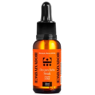OLEO PARA BARBA SMAAK CANELA RUM 30ML - EMBAIXADOR