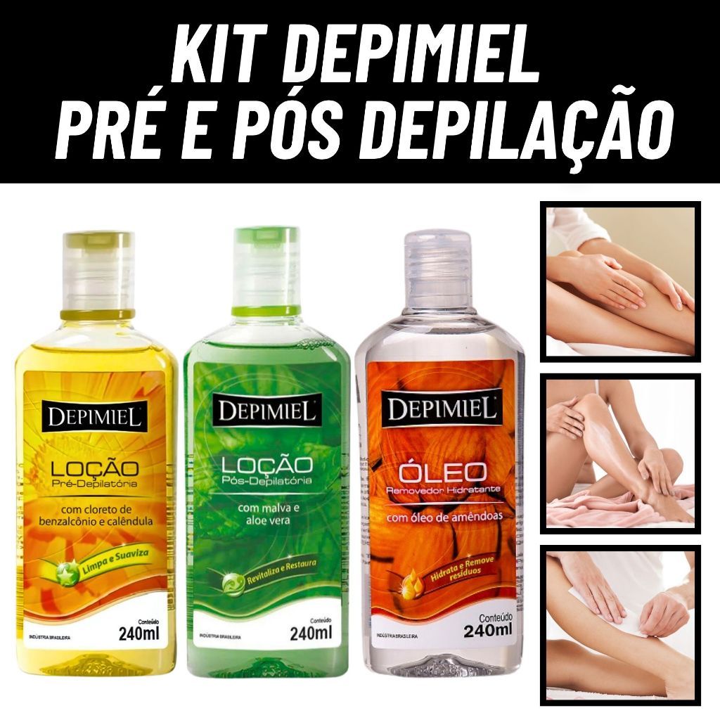 Depilação Kit Depimiel Depimiel Creme Depilatorio Em Promoção Na - Main Image