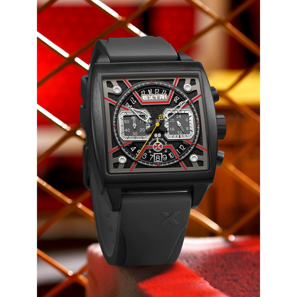 Relógio EXTRI X6076 Masculino e Feminino - Quartzo 6 Agulhas