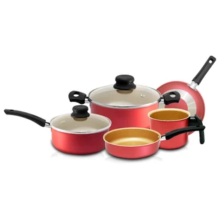 Jogo De Panelas Teflon Antiaderente 5 Peças em Oferta na Shopee