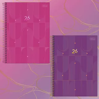 Agenda 2026 Executiva Feminina Diária Spot Tilibra Espiral Grande 200 x 275 mm Capa Dura M9 | Formato de Caderno Grande