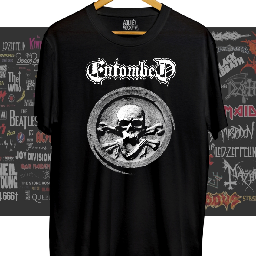 Camiseta Entombed - death metal - camisa e baby look | Shopee Brasil
