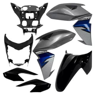 KIT CARENAGEM CB 250 F Prata Una Twister Ano 19