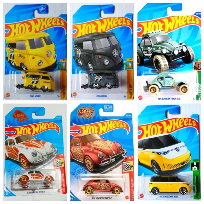 Hot Wheels Volkswagen Carros Mattel 1:64 - Escolha o seu | Shopee