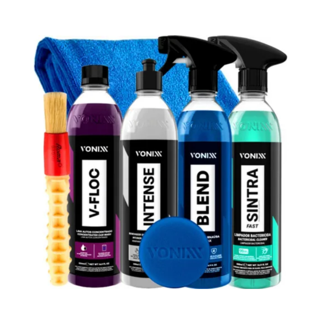 Kit De Lavagem Automotiva Vonix Shampoo V-floc + Blend + Sintra ...