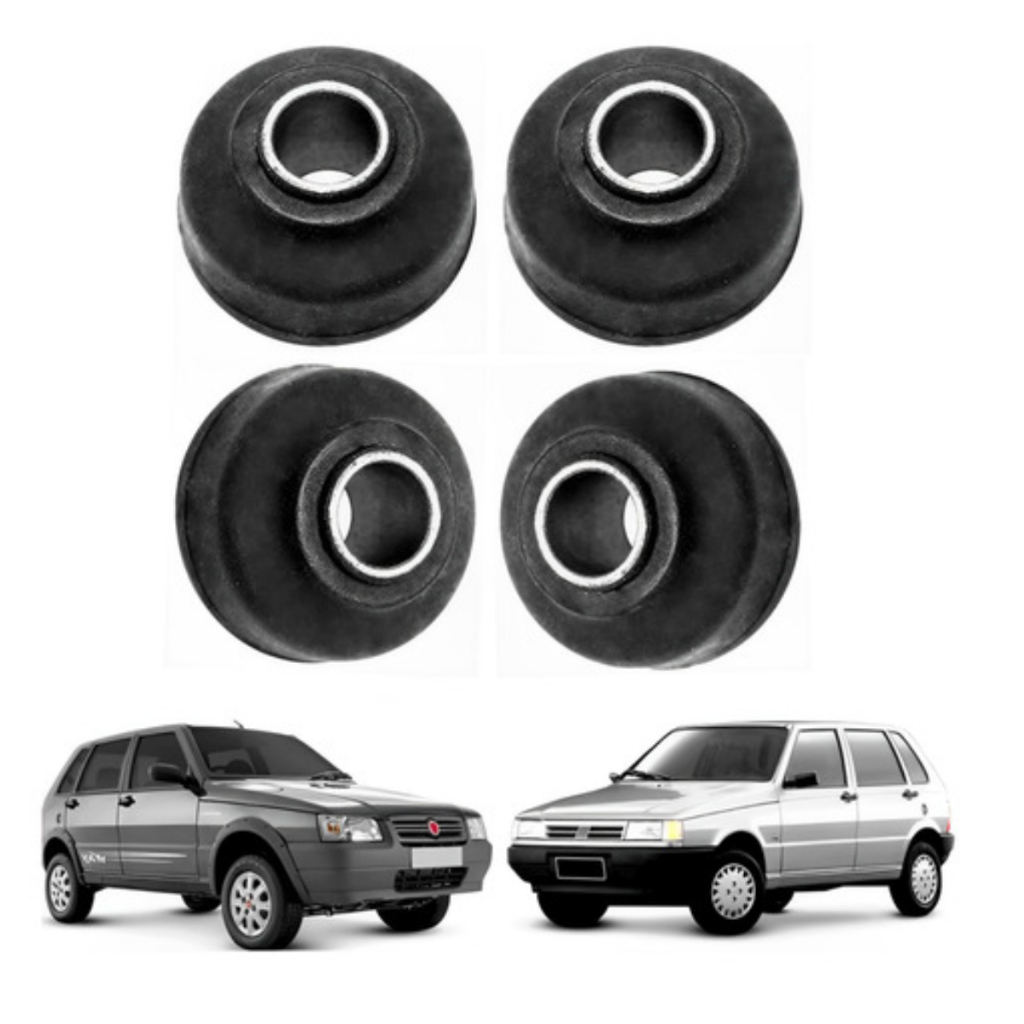 Kit 4 Buchas Braço Tensor Oscilante Fiat Uno Fire Todos | Shopee Brasil