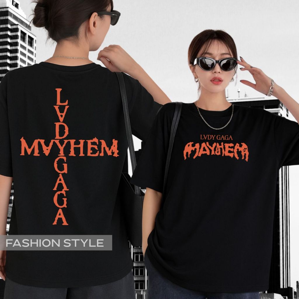 Camiseta Lady Gaga Álbum Mayhem Diva World Tour 2025 Pop Rio Die