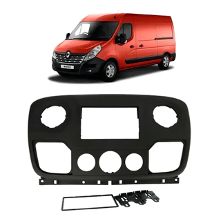 Moldura 6.8/7 Polegadas 2 Din Renault Master 2013 2014 2015 2016 2017 2018 2019 Preto Fiamon em Oferta na Shopee