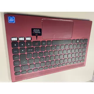 CARCAÇA + TECLADO POSITIVO MOTION RED Q464C Q4128C