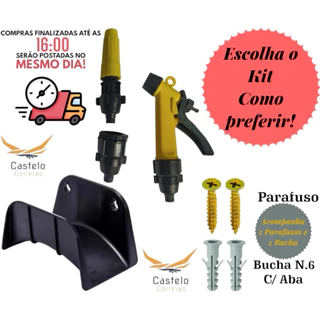 Suporte mangueira de jardim , kit completo.