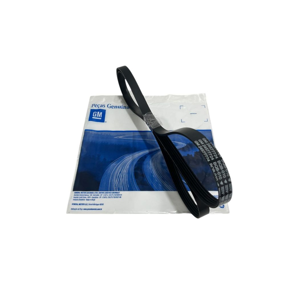 Correia Alternador Compressor Direção Hidráulica Cobalt 1.8 Spin Poli-V ...