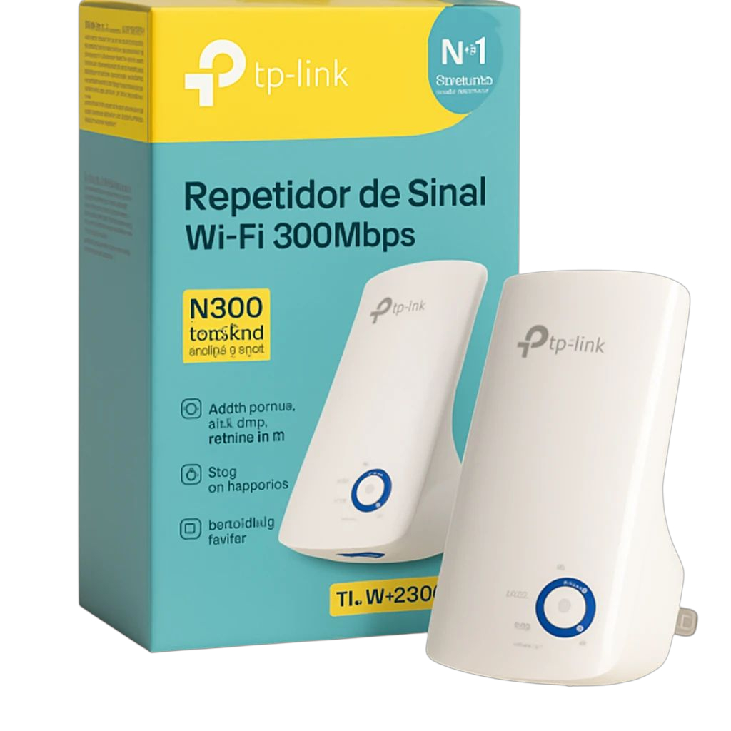 Repetidor de Sinal WIFI TP-Link WA850RE V7.0 Wirelless Fácil Instalação ...