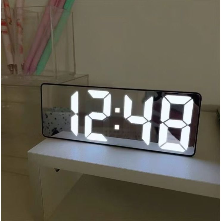 Relógio De Led Digital Mesa Despertador Alarme Temperatura