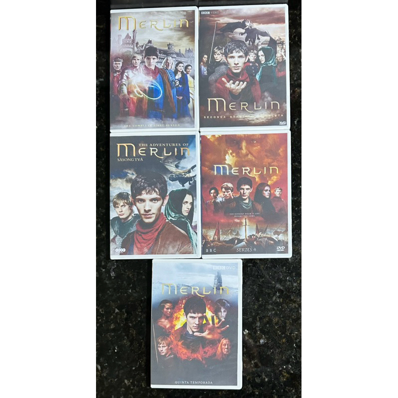 DVD - AS AVENTURAS DE MERLIN - AS 5 TEMPORADAS (1ª e 2ª TEMP DUAL