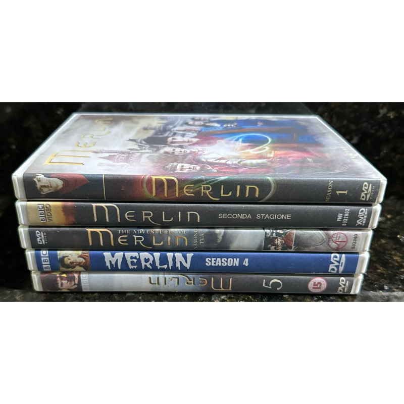 DVD - AS AVENTURAS DE MERLIN - AS 5 TEMPORADAS (1ª e 2ª TEMP DUAL