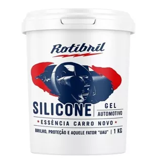Silicone GEL Automotivo 1 KG para Plásticos, Painel, Frisos e Borrachas - Super Cheiroso - JÁ VAI COM APLICADOR em Oferta na Shopee