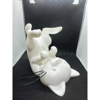 Suporte de Vinho em Formato de Gato – Porta Garrafa Criativo - Impressão 3D | Yang3DPrinter