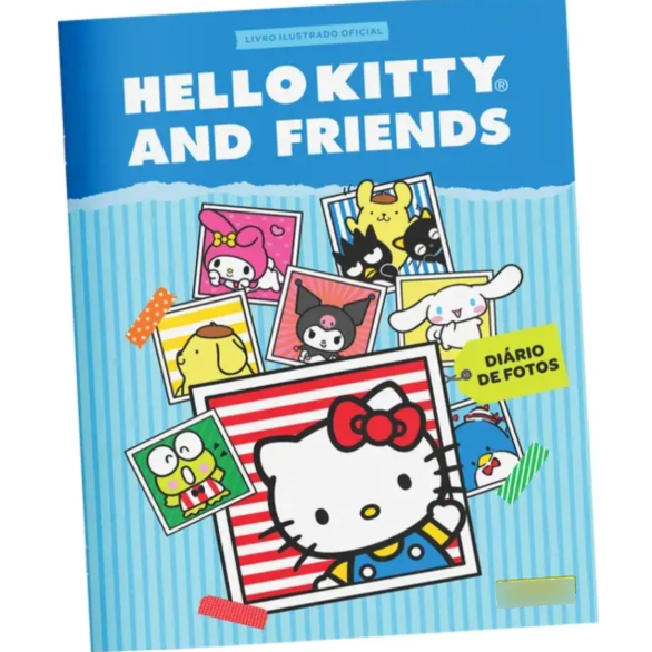 Kit Album Hello Kitty and friends + 50 figurinhas (10 envelopes ...