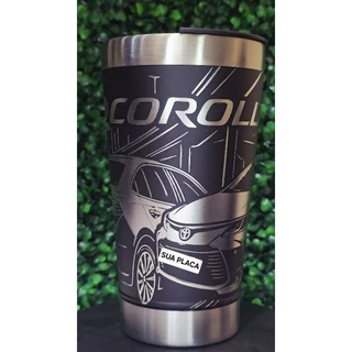 Copo Térmico personalizado a laser 360 Toyota Corolla modelo 20/24
