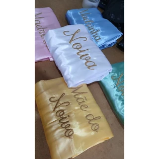 kit 4 robes bordados brasão em Oferta na Shopee