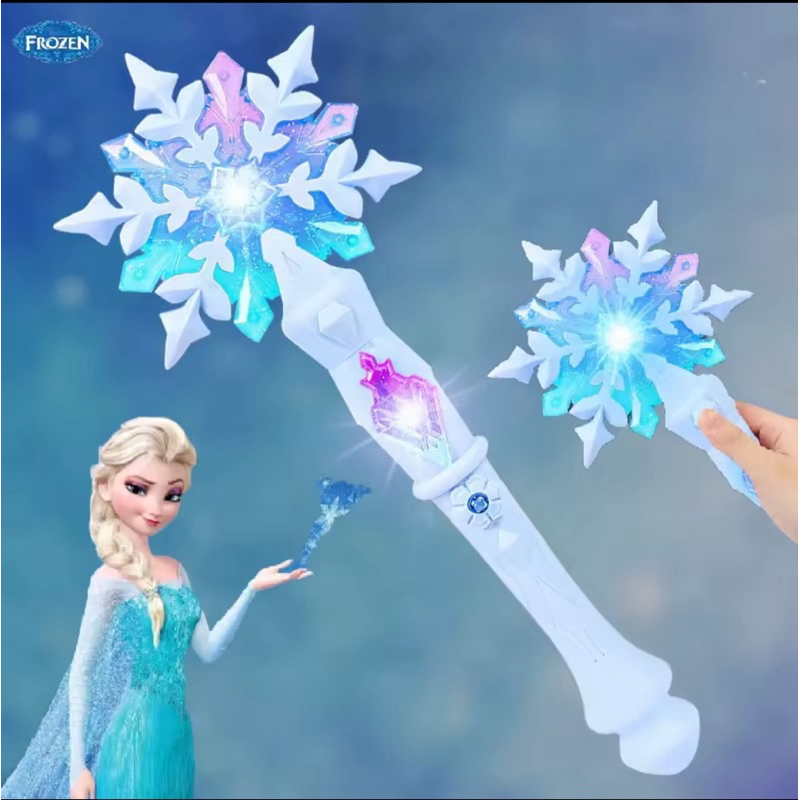 Varinha mágica luz e som brinquedo Frozen Elsa | Shopee Brasil