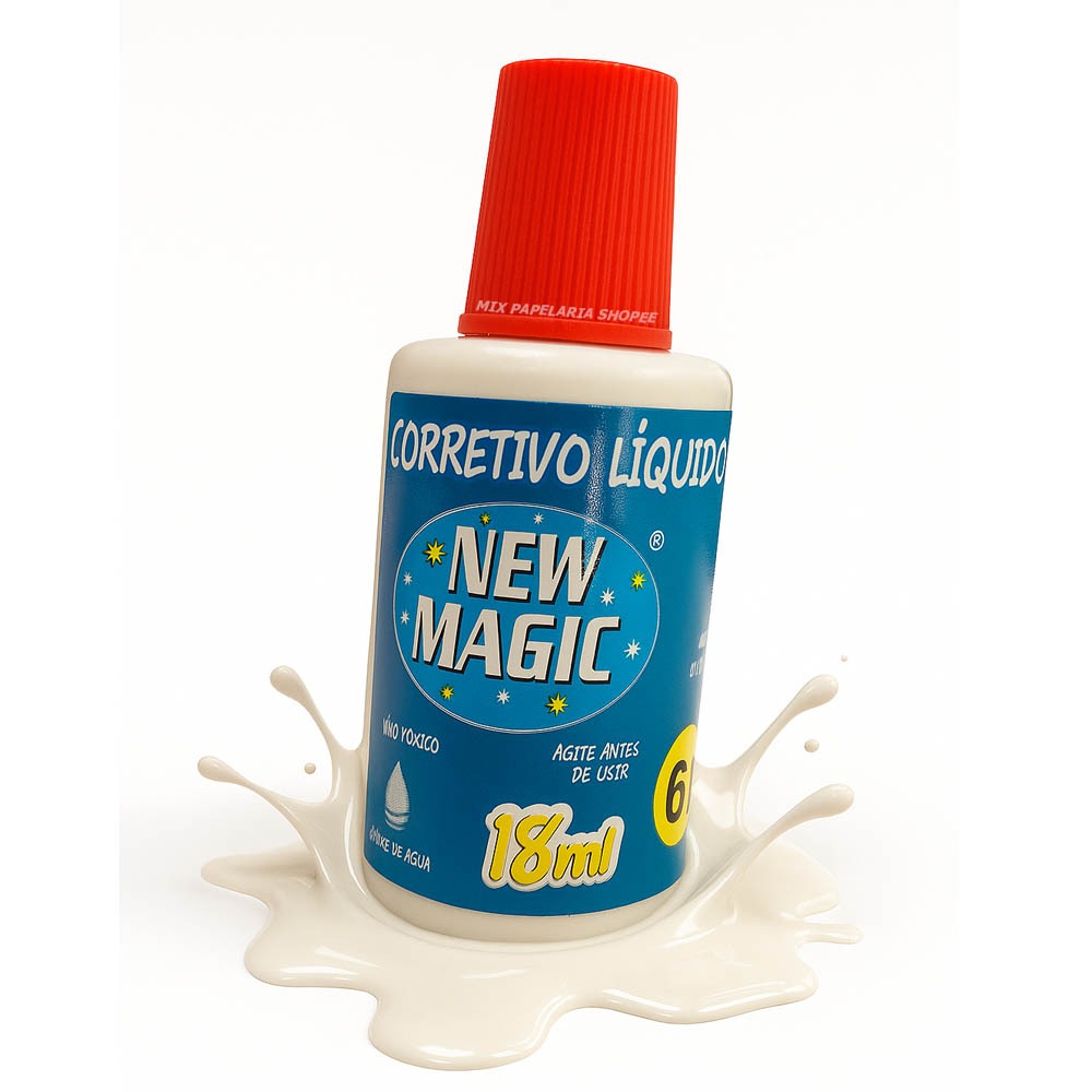 Corretivo Líquido Branquinho 18 ml Kit com 3 un | Shopee Brasil