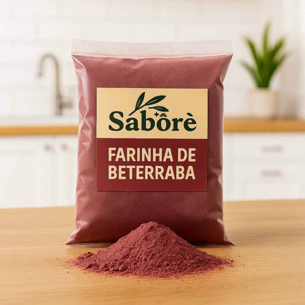 Farinha de Beterraba em Pó Pura 100% Natural Nutritiva Sem Conservantes ...