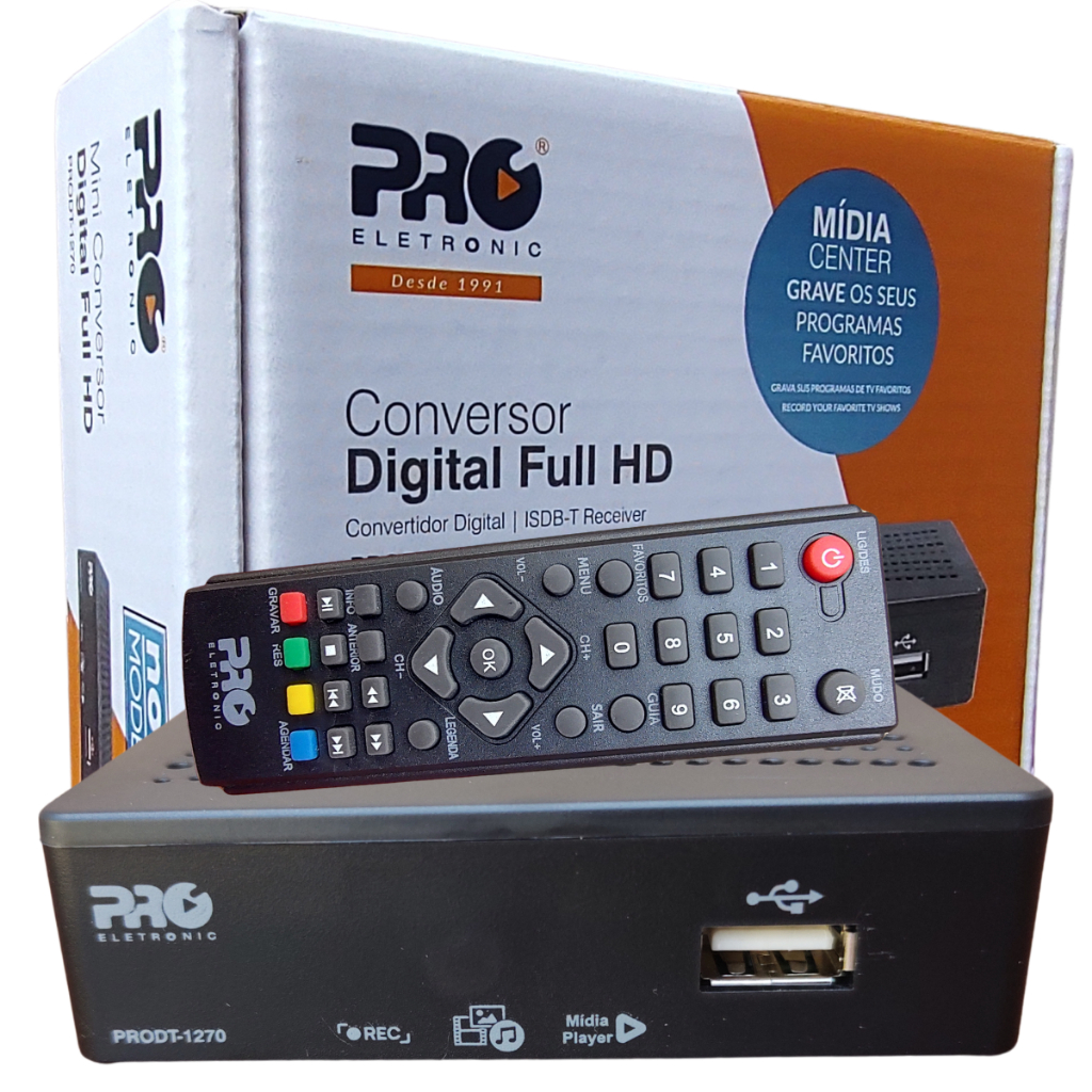 Conversor De Sinal Digital Para Tv ( Tubo,lcd,led E Plasma)