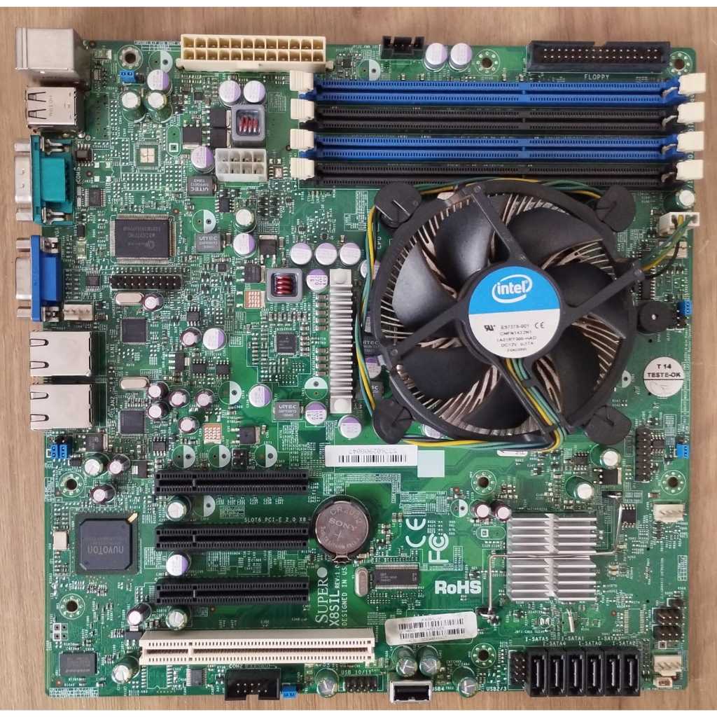 PLACA MÃE PARA SERVIDOR + INTEL XEON X3430 + 4 GB DE MEMÓRIA + ESPELHO ...