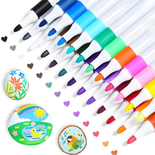 CANETA ACRYLIC MARKER 24 CORES MARCADOR DE TINTA ACRILICA